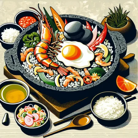 Kelezatan Nasi yang Dimasak dengan Batu Panas
