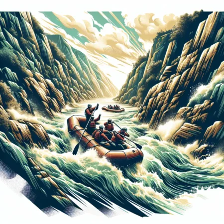 Menantang Adrenalin dengan Rafting di Sungai Terjal